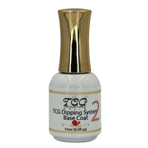 TCG Dipping System #2 Base Coat 15ml – Nail Dip Powder Prep & Bonding Primer NZ
