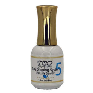 Best Selling: TCG Dipping System #5 Brush Saver 15ml – Dip Powder Brush Cleaner & Restorer NZ