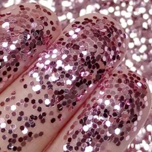 Chunky Pink Glitter 5g – Hexagon Pink Nail Art Glitter for Gel & Acrylic Nails | NSI NZ