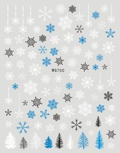 WG750 Christmas Nail Stickers | TCG Nail Art Stickers NZ