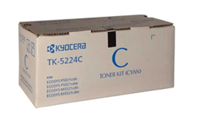 Products: Kyocera TK-5224C Value Cyan Toner