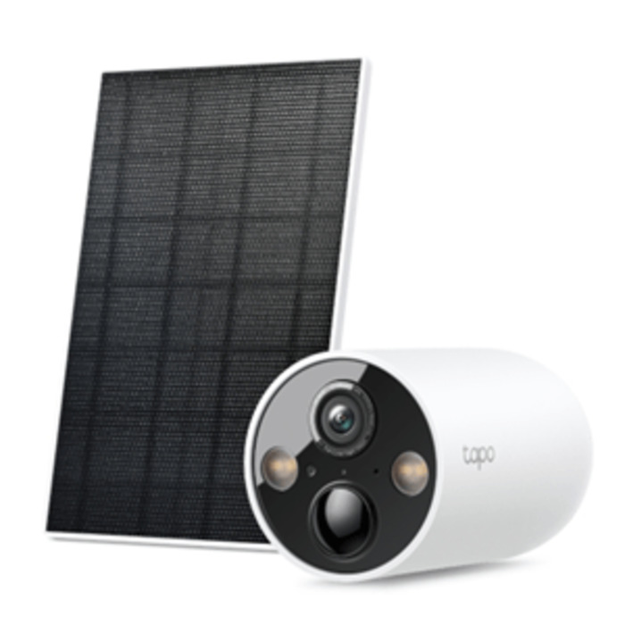 Products: TP-Link Tapo C425 Outdoor Wi-Fi Home Security Camera+ Solar Kit