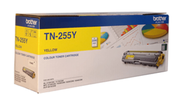 Products: Brother TN-255Y Yellow High Yield Toner