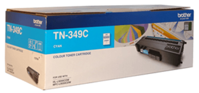 Products: Brother TN-349C Cyan Super High Yield Toner