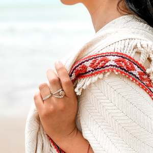 Jewelry: Petite Silver Reversible Ring