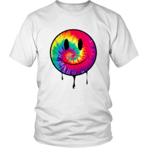 T-shirt: Tie Dye Smiley Tee