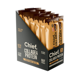 Products: Chief Collagen Bar - Choc Peanut Butter - Nurture Co Leader in Wellness