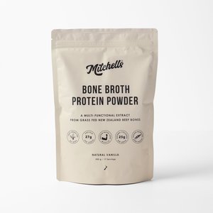 Mitchells Bone Broth Protein - Natural Vanilla - Nurture Co Leader in Wellness
