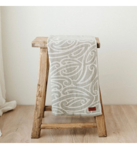 Bo & Ko Mohimohi Woven Pepi Blanket - Huruwhenua - BABY ESSENTIALS-Bedding &&hellip;
