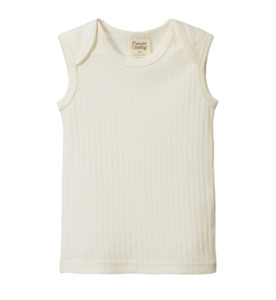 Nature Baby Merino Wool Singlet Pointelle - Natural - BY BRAND-Nature Baby : Kid&hellip;