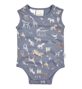 SALE : Kids Clothin: Toshi Classic Onesie Singlet - Wild Tribe - SALE-Baby Sale : Kids Clothing NZ : : Kid Republic - S23/24 TOSHI Warehouse Sale