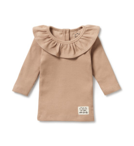 Wilson & Frenchy Fawn Ruffle L/S Top - SALE-Baby Sale : Kids Clothing NZ : :&hellip;