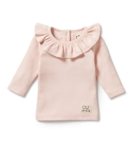 Wilson & Frenchy Pink Ruffle L/S Top - SALE-Baby Sale : Kids Clothing NZ : :&hellip;