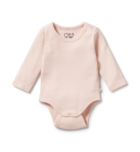 Wilson & Frenchy Pink L/S Bodysuit - SALE-Baby Sale : Kids Clothing NZ : : K&hellip;