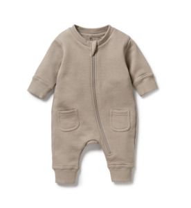 Wilson & Frenchy Stone Terry Growsuit - SALE-Baby Sale : Kids Clothing NZ : &hellip;