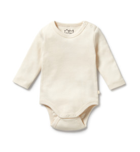 Wilson & Frenchy Ecru L/S Bodysuit - SALE-Baby Sale : Kids Clothing NZ : : K&hellip;