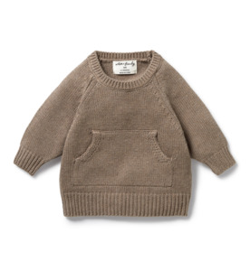 Wilson & Frenchy Walnut Knitted Pocket Jumper - SALE-Baby Sale : Kids Clothi&hellip;