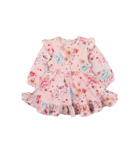 Fox & Finch Pink Bloom Baby Dress - SALE-Baby Sale : Kids Clothing NZ : : Ki&hellip;