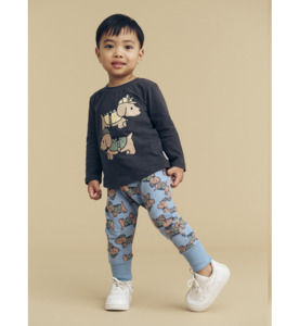 Huxbaby Dino Dog Pals Top - SALE-Baby Sale : Kids Clothing NZ : : Kid Republic -&hellip;