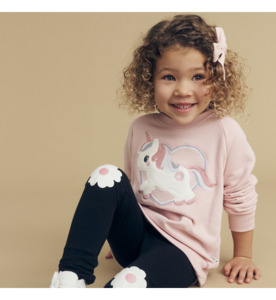 Huxbaby Unicorn Heart Sweatshirt - SALE-Baby Sale : Kids Clothing NZ : : Kid Rep&hellip;