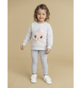 Huxbaby Furry Caticorn Sweatshirt - SALE-Baby Sale : Kids Clothing NZ : : Kid Re&hellip;