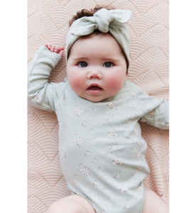 Jamie Kay L/S Bodysuit - Lulu Blue - SALE-Baby Sale : Kids Clothing NZ : : Kid R&hellip;