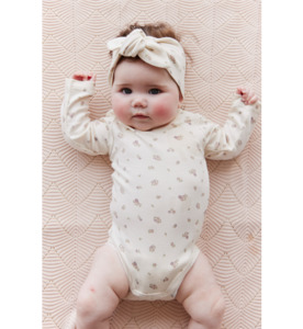 SALE : Kids Clothin: Jamie Kay L/S Bodysuit - Irina Tofu - SALE-Baby Sale : Kids Clothing NZ : : Kid Republic - W24 Jamie Kay D2
