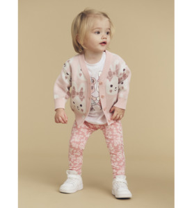 Huxbaby Bunny Love Boxy Cardi - SALE-Baby Sale : Kids Clothing NZ : : Kid Republ&hellip;