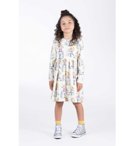 Rock Your Kid Dancers High L/S Waisted Dress - SALE-Girls Sale : Kids Clothing N&hellip;