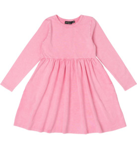 Rock Your Kid Pink Washed L/S Dress - SALE-Girls Sale : Kids Clothing NZ : : Kid&hellip;