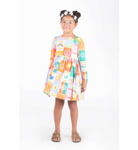 Rock Your Kid Peace & Love L/S Dress - SALE-Girls Sale : Kids Clothing NZ : &hellip;
