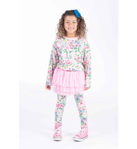 Rock Your Kid Pink Garden L/S T-Shirt - SALE-Girls Sale : Kids Clothing NZ : : K&hellip;