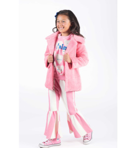 Rock Your Kid Pink Faux Sherpa Jacket - SALE-Girls Sale : Kids Clothing NZ : : K&hellip;