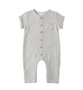 Products: Quincy Mae Charlie Jumpsuit - Sage Gingham - BY BRAND-Quincy Mae : Kids Clothing NZ : : Kid Republic - W26 Quincy Mae D1