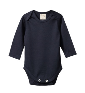 Nature Baby Merino Wool L/S Bodysuit - Navy - BY BRAND-Nature Baby : Kids Clothi&hellip;