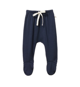 Nature Baby Merino Wool Footed Rompers - Navy - BY BRAND-Nature Baby : Kids Clot&hellip;