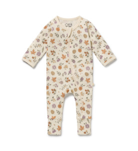 Wilson & Frenchy Maple Glow Organic Zipsuit with Feet - BY BRAND-Wilson &amp&hellip;