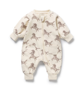 Products: Wilson & Frenchy Little Unicorn Organic Terry Growsuit - BY BRAND-Wilson & Frenchy : Kids Clothing NZ : : Kid Republic - W26 Wilson & Frenchy