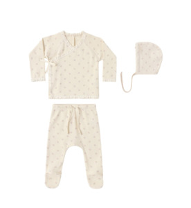 Products: Quincy Mae Take Home Set - Mauve Ditsy - BY BRAND-Quincy Mae : Kids Clothing NZ : : Kid Republic - W26 Quincy Mae D1