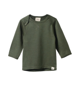 Products: Nature Baby Merino Essential Tee - Thyme - BY BRAND-Nature Baby : Kids Clothing NZ : : Kid Republic - W26 Nature Baby D3