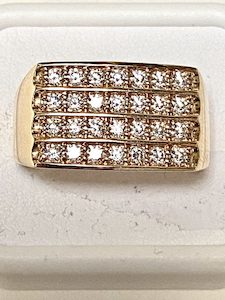 Rings Collection: Ring - 9 ct men's cz