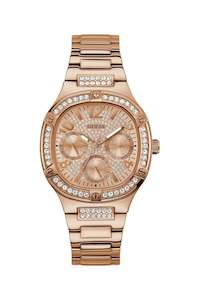 Guess Duchess Rose gold Square Dial Multi-function Women Watch GW0675L2