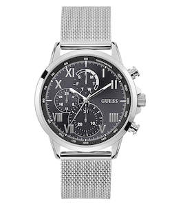 Guess Porter silver mesh strap W1310G1