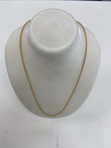 9ct Belchor oval chain 50cm