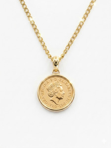 Quarter sovereign pendant