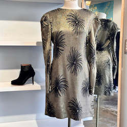 A Recent Collection: Victoria Beckham Lurex Jacquard Dress - SIZE 12