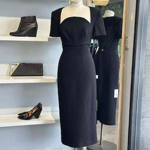 Dresses: Roland Mouret Moon Midi Dress - SIZE NZ 10