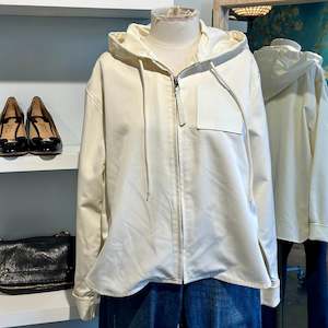 Jackets Blazers: Loewe Logo Hooded Jacket - SIZE M