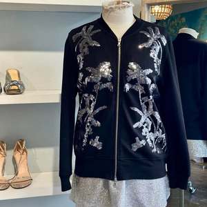 Products: Dries van Noten Sequinned Palms Bomber - SIZE S