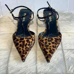 Prada Modellerie Kitten Heel Slingback Pump - SIZE 40